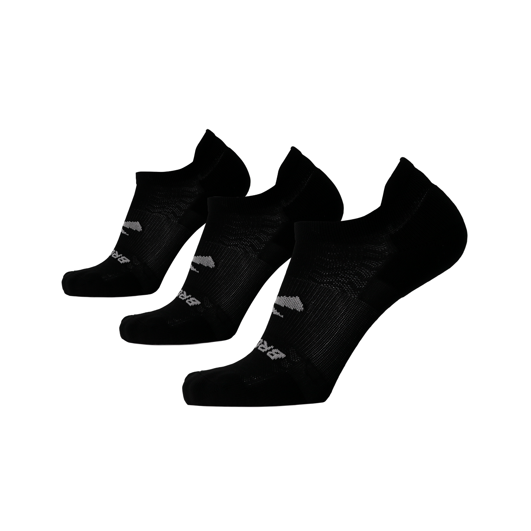 取寄) ブルックス ラン-イン ノー ショー ソックス 3-パック Brooks