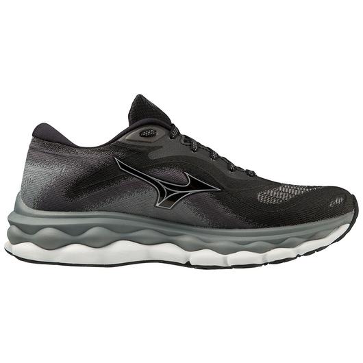 Mizuno WOMEN'S WAVE SKY 7 D BLACK-SILVERSTAR