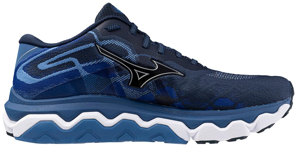 Mizuno Men's WAVE HORIZON 7 DRESS BLUE-SILVER