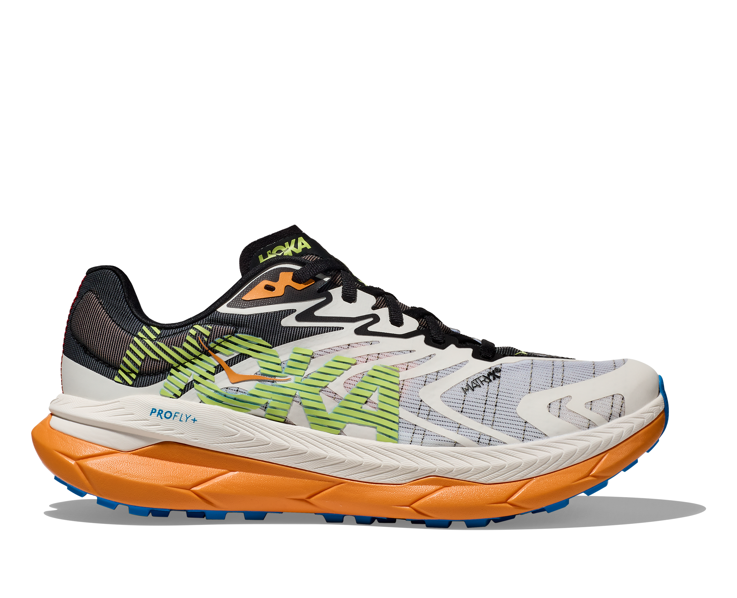 Hoka Men's TECTON X 2 WHITE / SOLAR FLARE