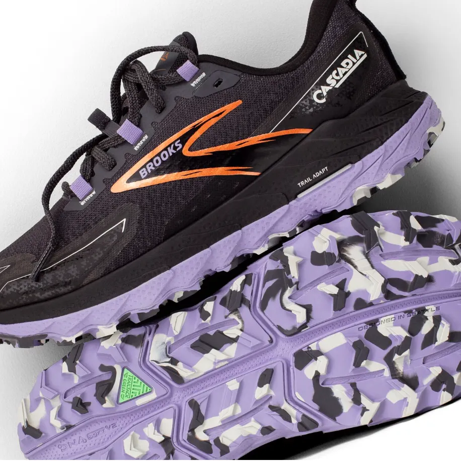 Brooks Cascadia 18 W Black/Brown/Lavender