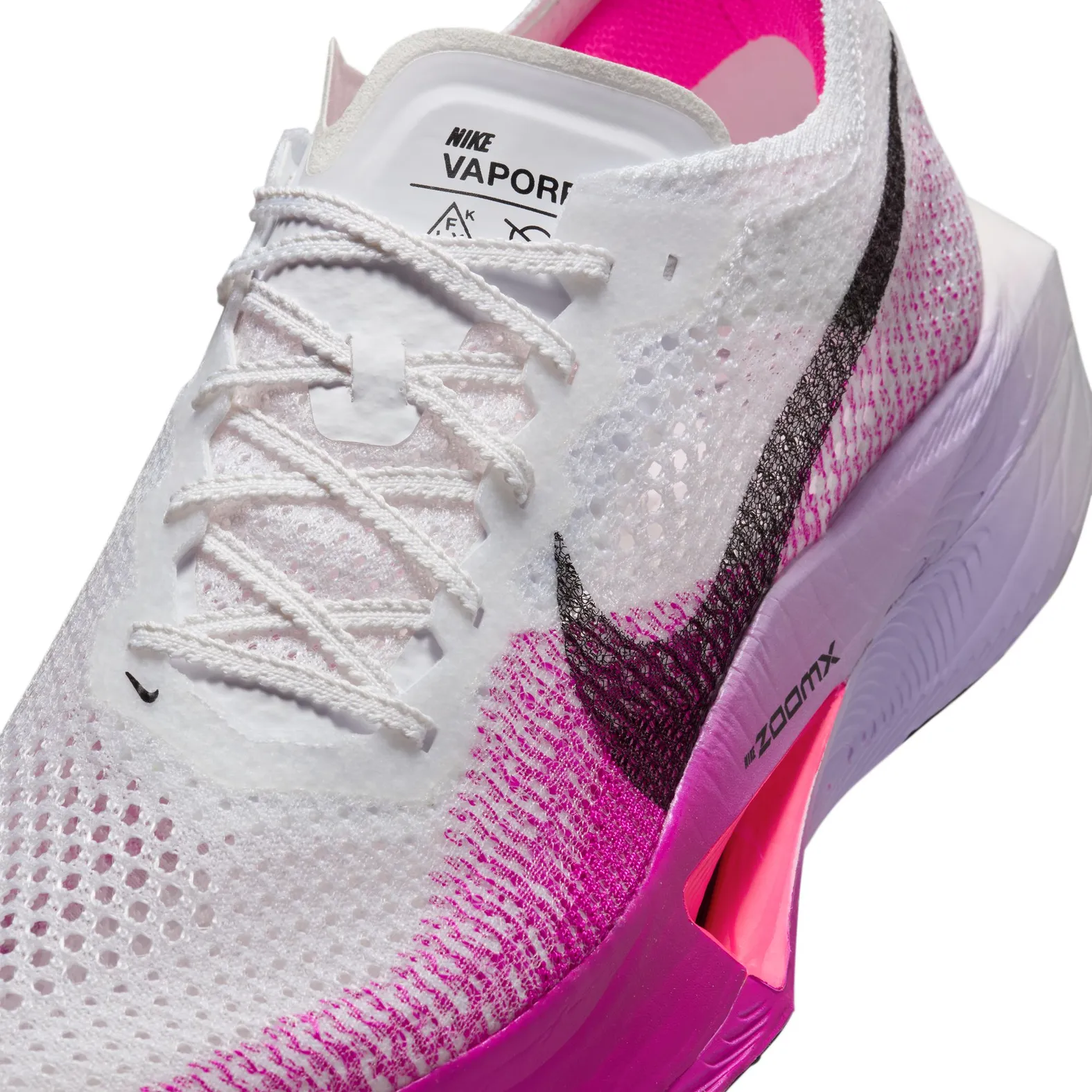 Nike VAPORFLY 3 U White/Black - Purple Nike VAPORFLY 3 U White/Black - Purple