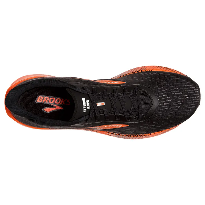 Brooks Hyperion Tempo M Black/Flame/Grey display picture 1