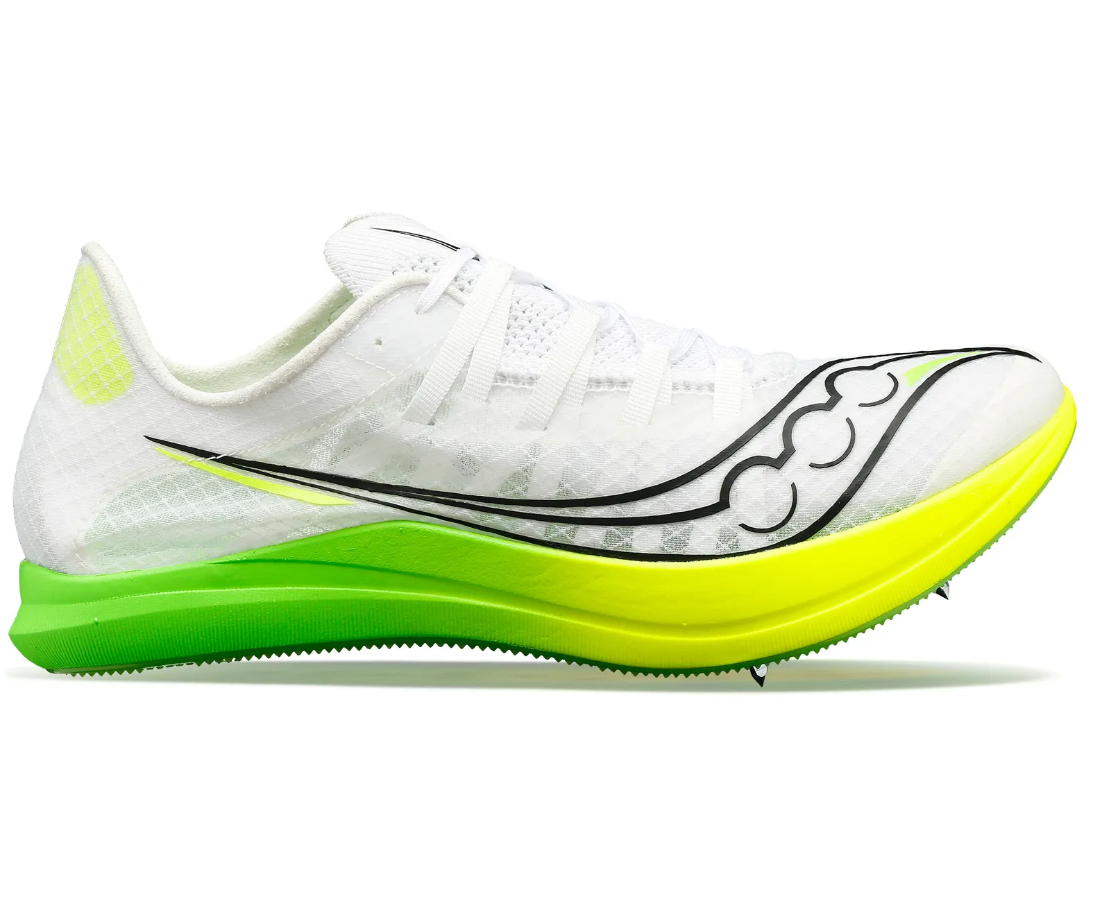 NEW SAUCONY men\'s terminal vt spike shoes in white slime Saucony Terminal VT M White Slime main image 3