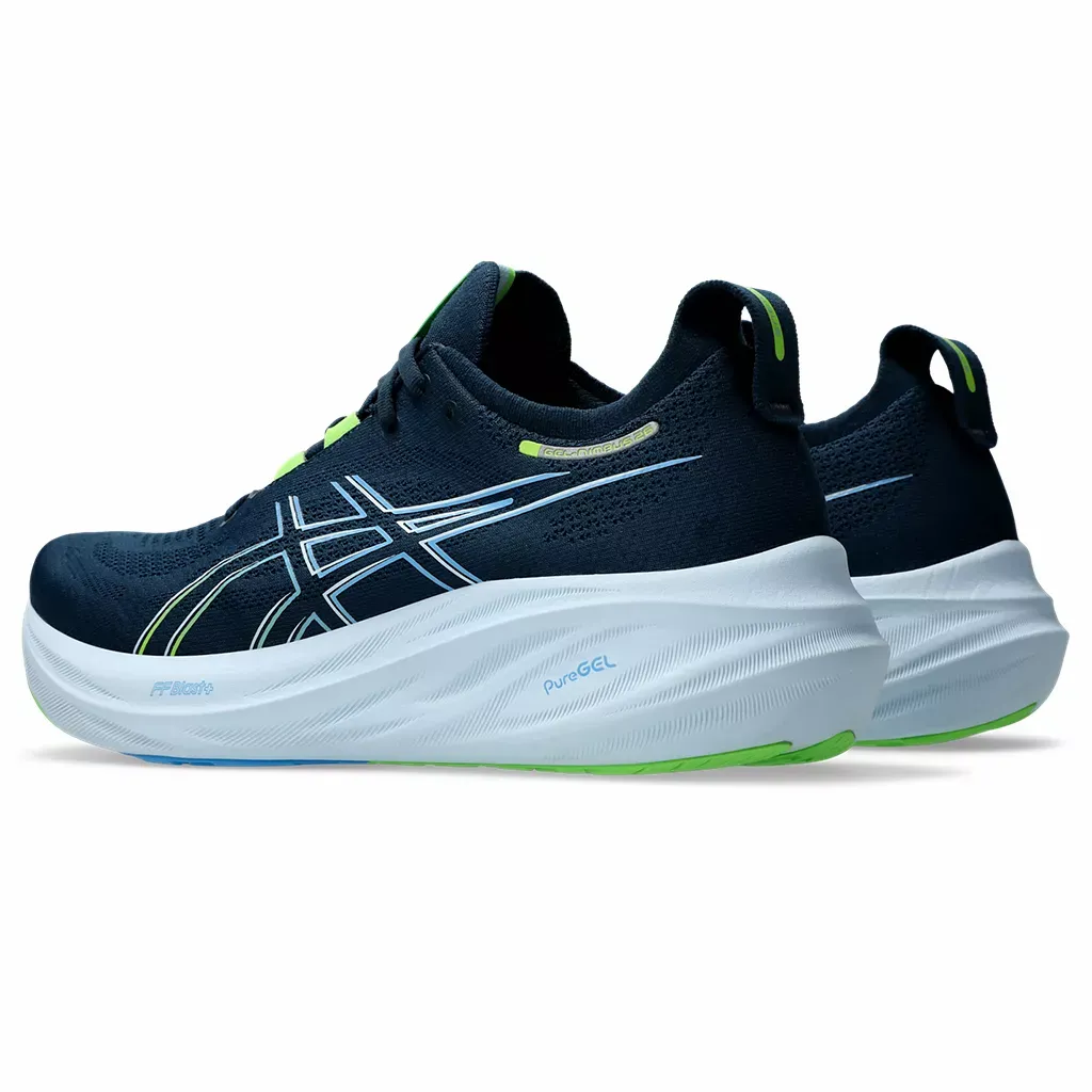 Asics Men's GEL-NIMBUS 26 FRENCH BLUE/ELECTRIC LIME