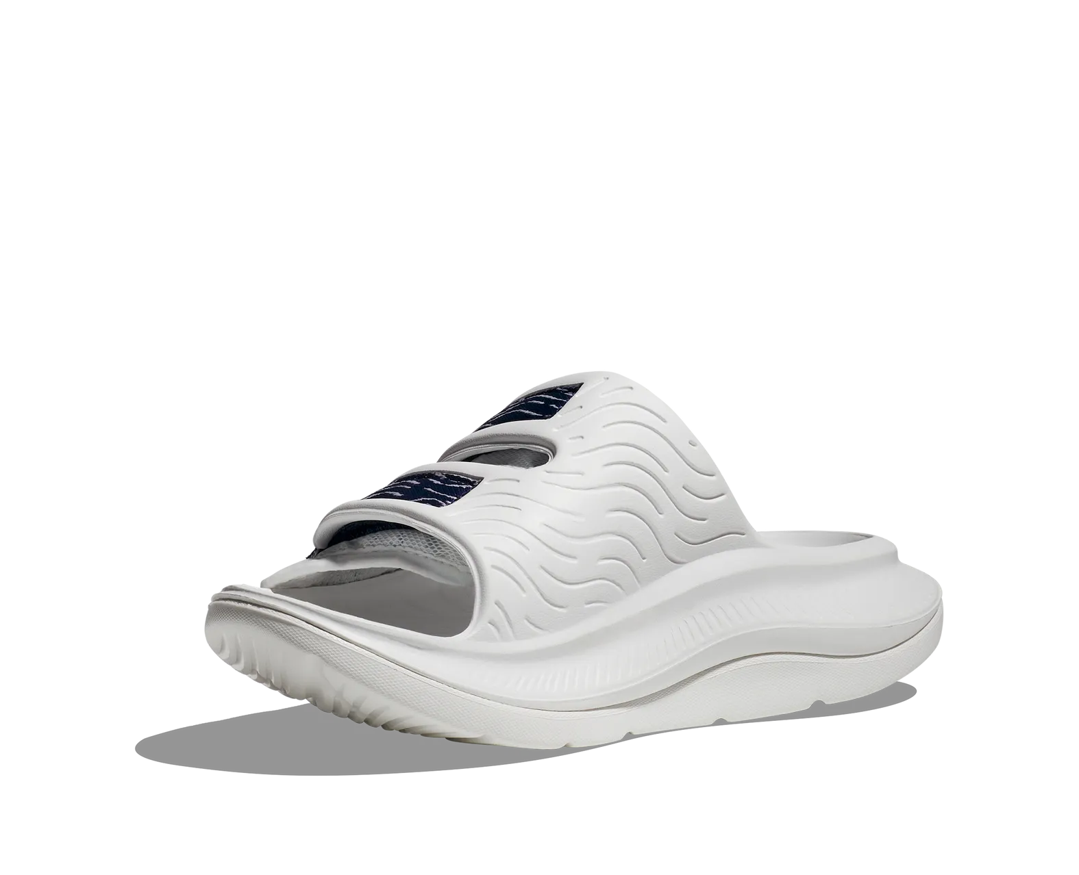 Hoka U ORA LUXE WHITE / BELLWETHER BLUE
