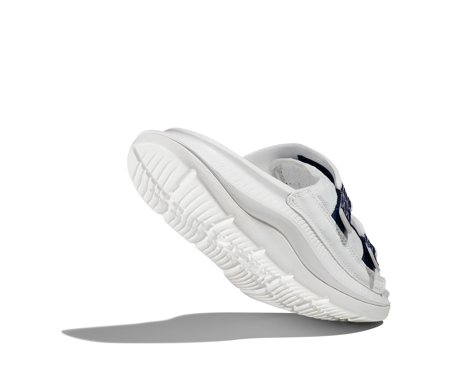 Hoka U ORA LUXE WHITE / BELLWETHER BLUE