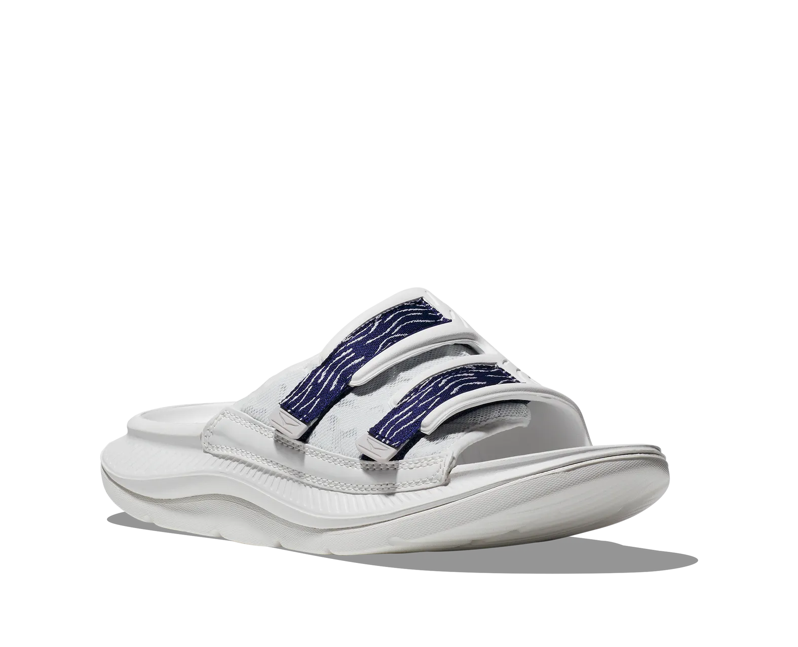 Hoka U ORA LUXE WHITE / BELLWETHER BLUE