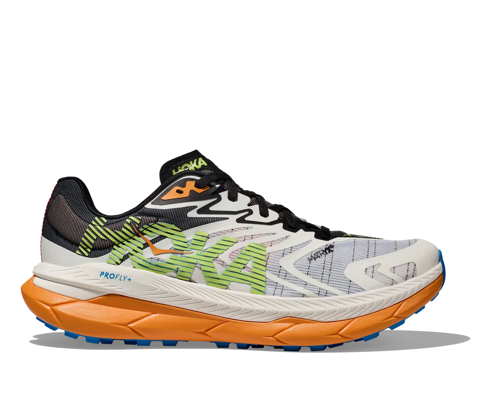 Hoka Men's TECTON X 2 WHITE / SOLAR FLARE