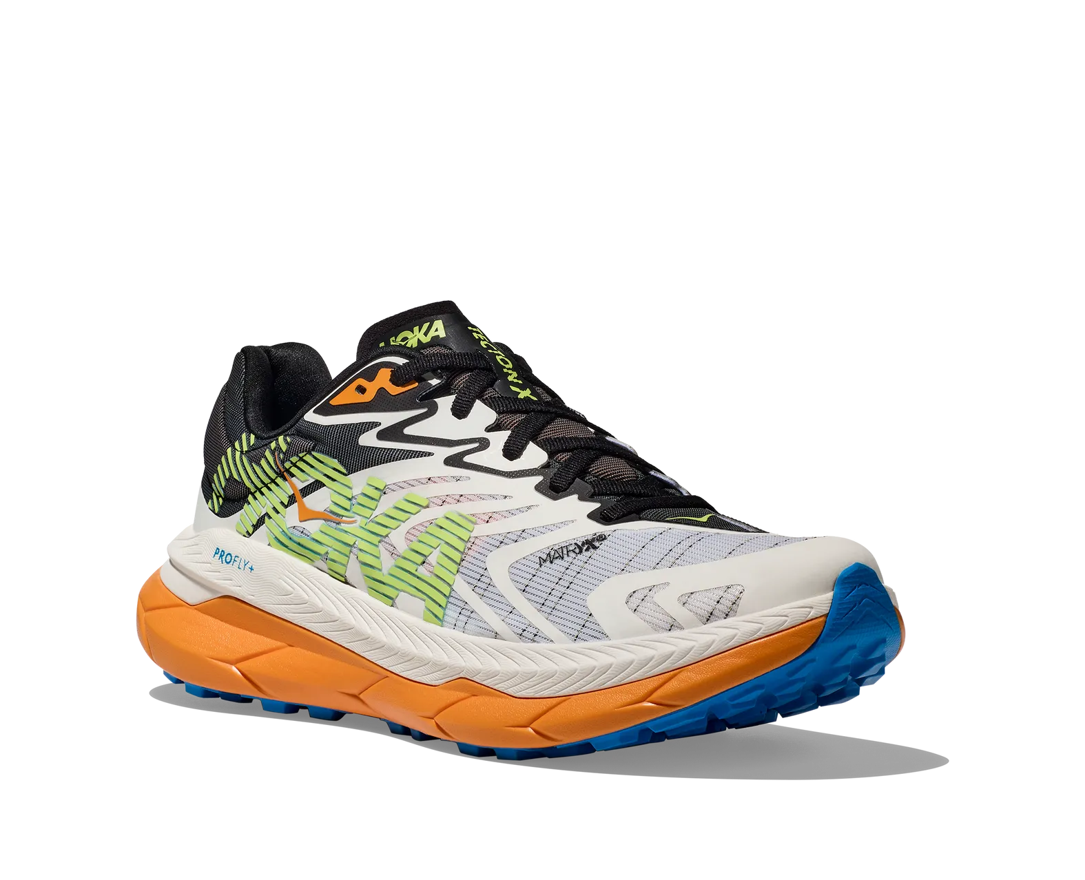 Hoka Men's TECTON X 2 WHITE / SOLAR FLARE
